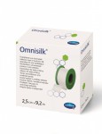 Лейкопластырь фиксирующий, Omnisilk (Омнисилк) р. 2.5смх9.2м 1 шт арт. 900576 из искусственного шелка гипоаллергенный белый